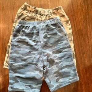 2 pack camo boys size 8 drifit shorts